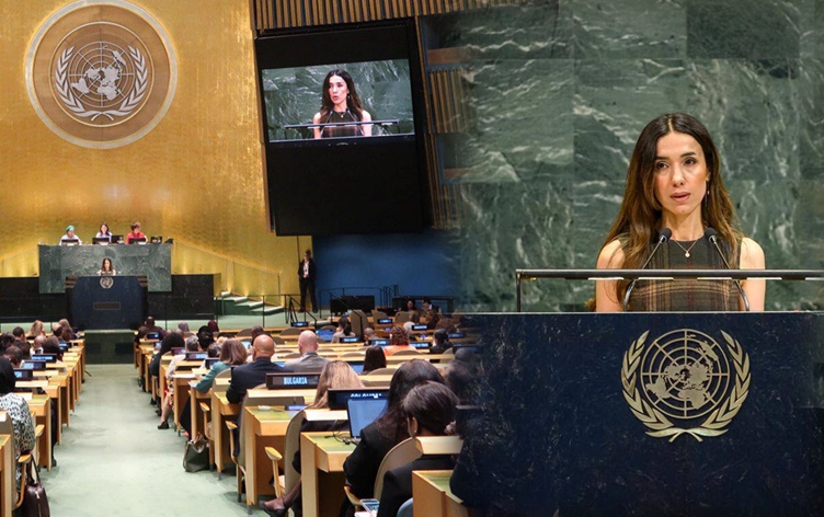 Nadia Murad’dan BM’ye çağrı: Vaatler somut adımlara dönüşsün, IŞİD mağdurları unutulmasın!
