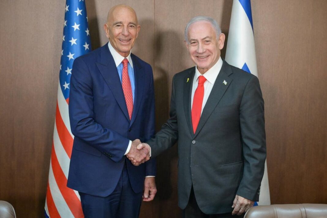 ABD’nin Suriye Temsilcisi Barrack, İsrail Başbakanı Netanyahu ile bir araya geldi