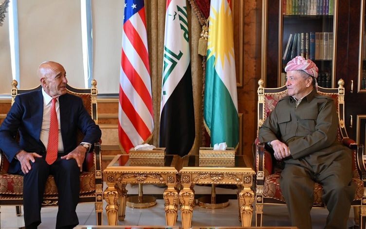 Barzani ve Tom Barrack Rojava’yı görüştü