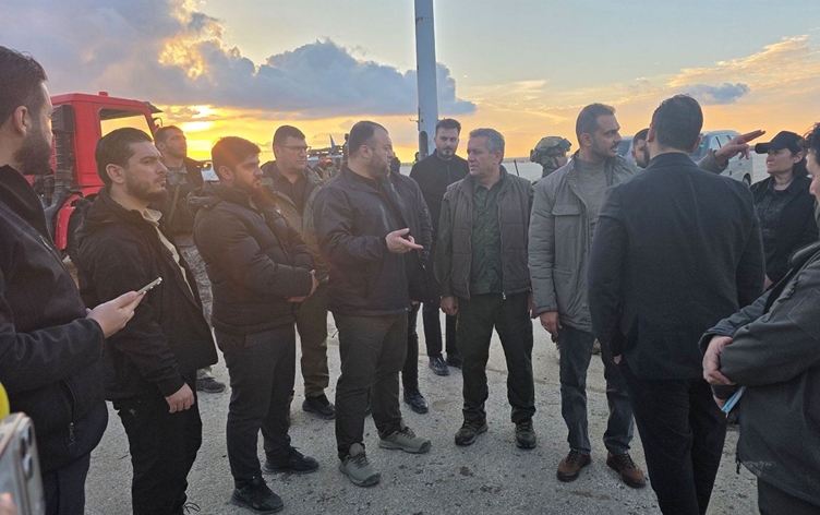 Rojava ve Şam heyeti, Kamişlo Havaalanını görüştü